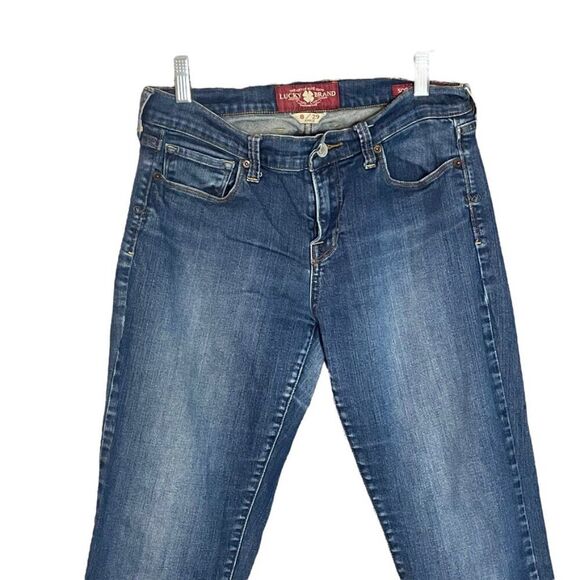 Lucky Brand Blue Denim Sofia Straight Ankle Jeans, size 8/29 - Picture 3 of 9